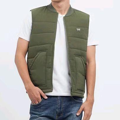 Wrangler Vest Pria Sleeveless Reguler Original Boone F001 Olive - Jaket Tanpa Lengan untuk Pria