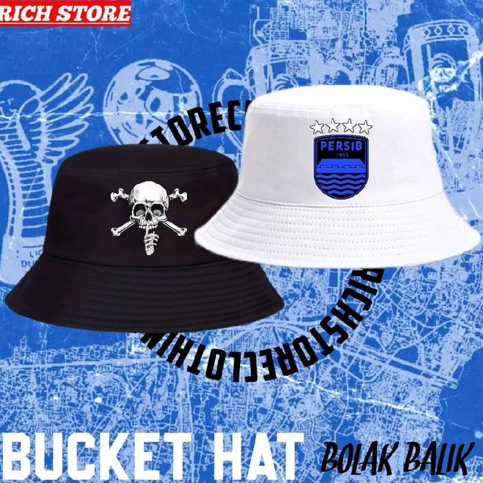 Bucket hat Persib Bandung / Topi Persib Bandung / Topi bucket Persib Bandung/Persib Bandung / Bolak