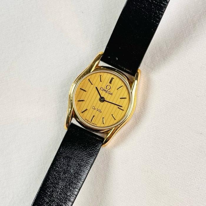 Jam tangan Omega De Ville, Quartz Movement, Ladies Classic Watch