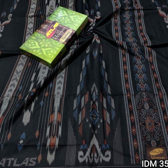 Sarung Atlas Idaman Kembang idaman harmoni BGL Akasia motif BHS SGE Murah Muslim Katun Nyaman Dewasa