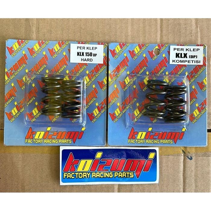 PERKLEP KOIZUMI KLX 150 DTRACKER DOUBLE PER TIPE HARD/HARIAN KOMPETISI MODIF CRF 150 VERZA PIR KLEP