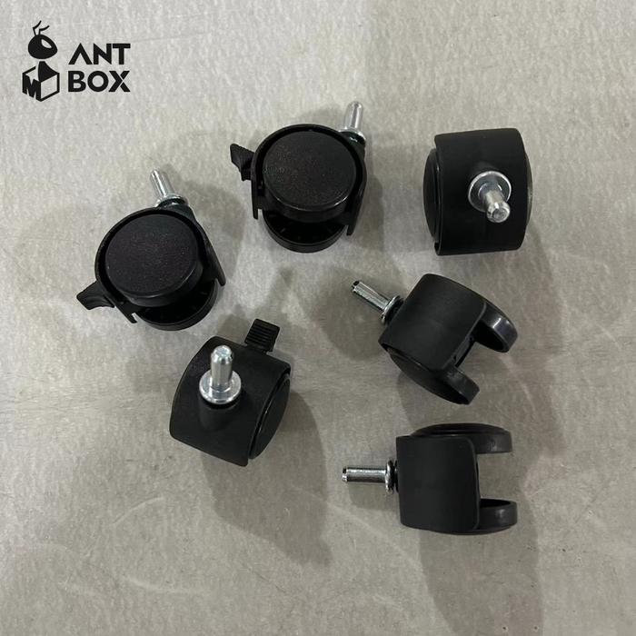 ANTBOX Roda Rak dan Kabinet Sepatu 1 Set 6 Roda 3 Depan 3 Belakang