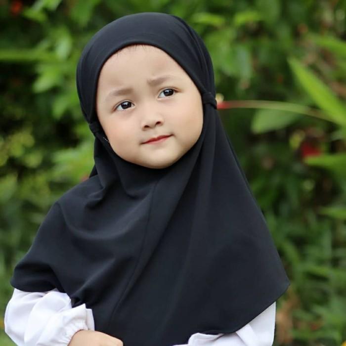N✔SA JILBAB TALITA - KERUDUNG ANAK 1-4 TAHUN HIJAB JERSEY PREMIUM ADEM B✪R5