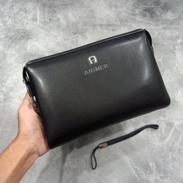 Handbag Tangan tas clutch Pria/Wanita Aigner Import Quality
