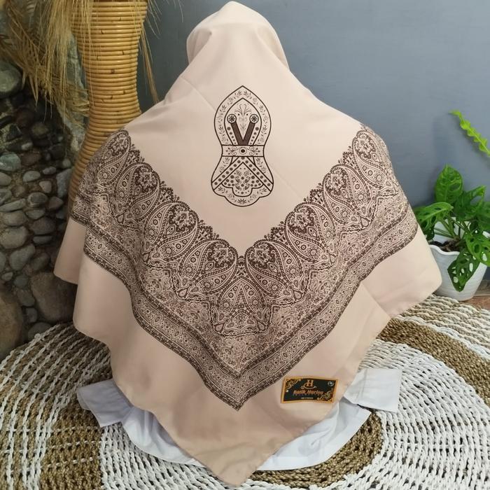 Sorban Imamah Persegi Empat Putih Polos Batik Harisa Selendang sorban pria kerudung  sorban
