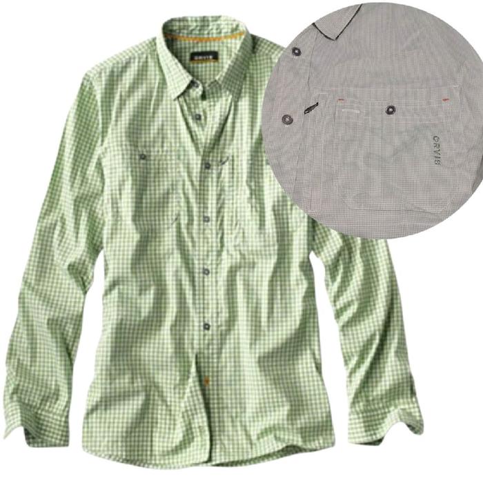 Kemeja Pria Orvis Tangan Panjang (size L) Casual