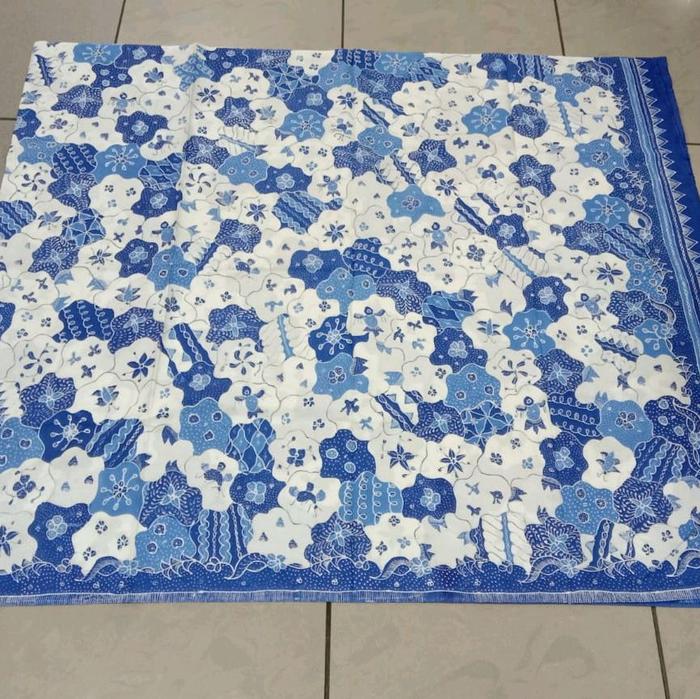 kain batik tulis halusan abstrak warna alam kalsikan