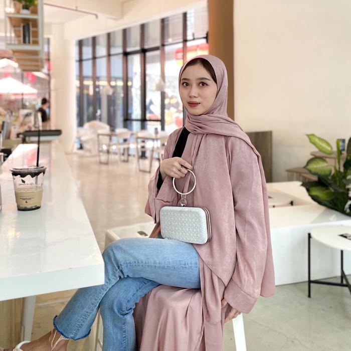 TEARS’S SET Outer Abaya (Outer + Pashmina)
