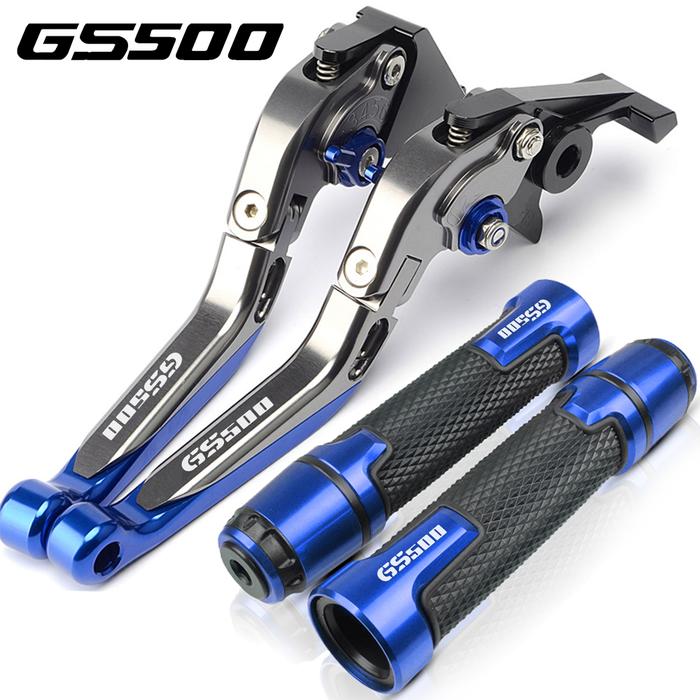 For Suzuki GS500 GS 500 E/F logo Motorcycle Folding Extendable Brake