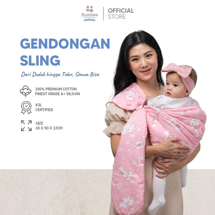 Bumbee Collection - Gendongan Bayi Sling Ready Stock