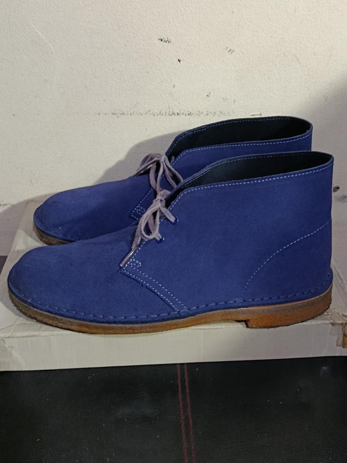 Clarks Desert Boot - Suede - Dark Blue - Size 43 - Original