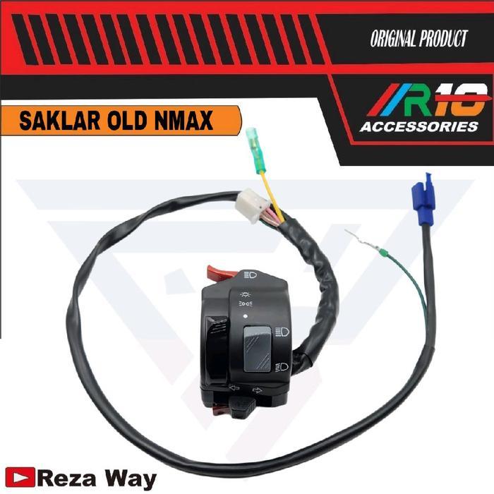 HOLDER KIRI OLD NMAX 155 2015-2019 - SAKLAR KIRI ORI VIXION UNTUK NMAX LAMA PNP Lampu