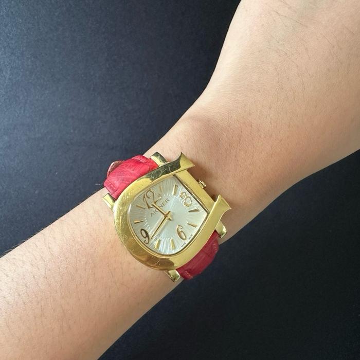Aigner Genua Due Leather Watch