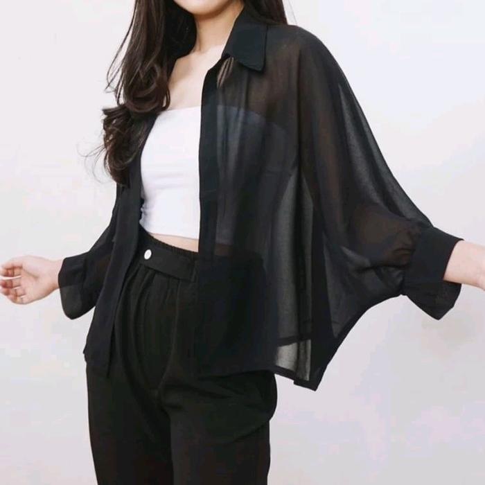 CARDIGAN YOLLA BATWING BASIC OUTER ATASAN WANITA (ALL SIZE) || CARDIGAN YOLLA PREMIUM