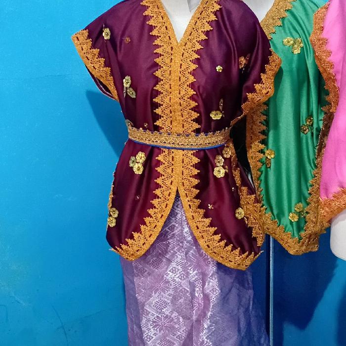 set baju adat bima wanita dewasa, baju, 4om set baju adat bima wanita dewasa, baju rok sonket dan ba