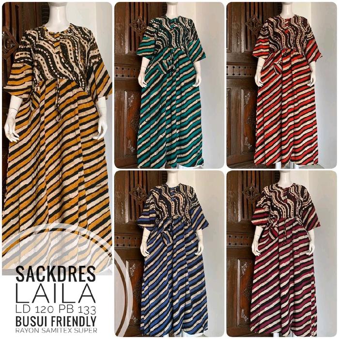 longdress batik laila  rayon