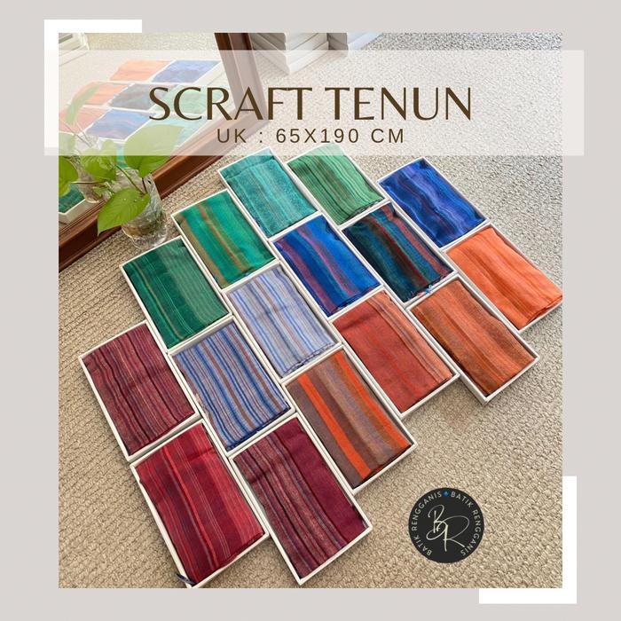 PREMIUM (READY) terjamin Scraft Winter Syal Tenun Lurik terlaris