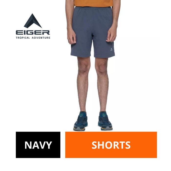 [BISA COD] Celana Pria Eiger Original Hitam Pendek Polyester X-Fast Shorts Outdoor