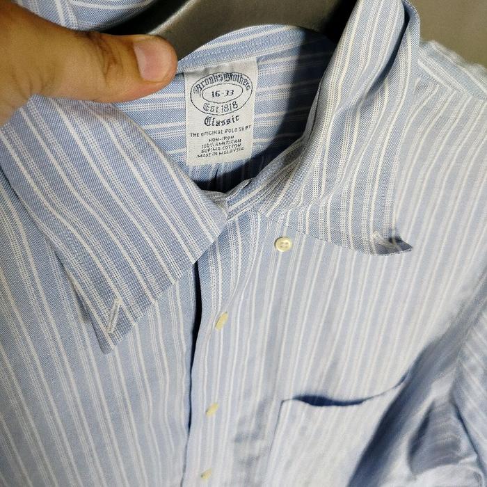 kemeja pria SIZE XL Brooks brothers branded laki