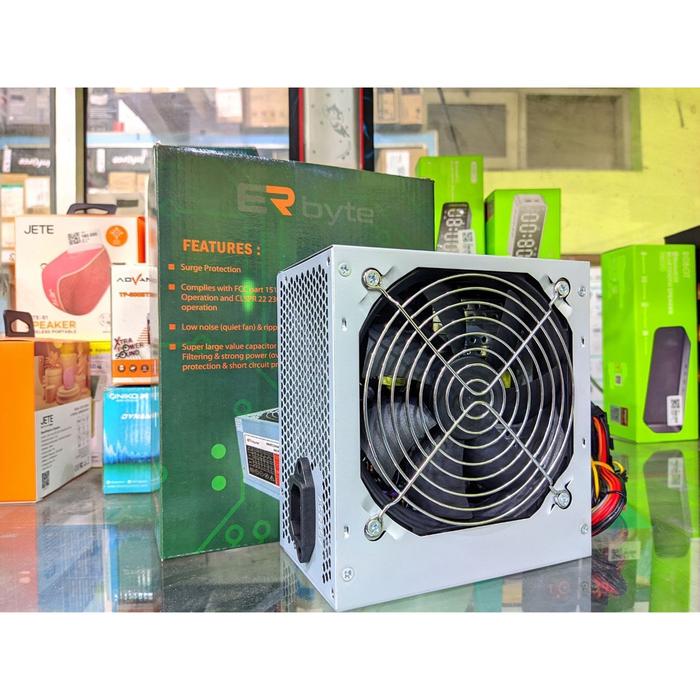 ERSYS / ERbyte PSU 500W Power Supply Desktop 500 Watt Power Supplai PC