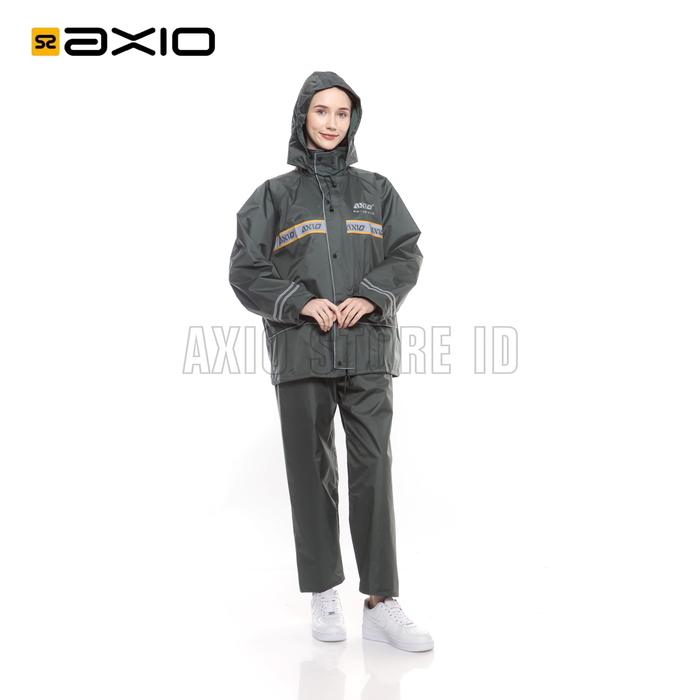 Jas Hujan Axio Hijau Army Original Europe 882