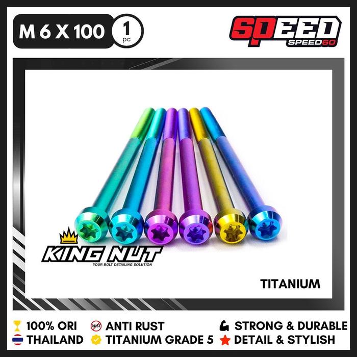 Probolt Baut M 6 x 100 Drat 10 x 100 Grade 5 King Nut Thailand