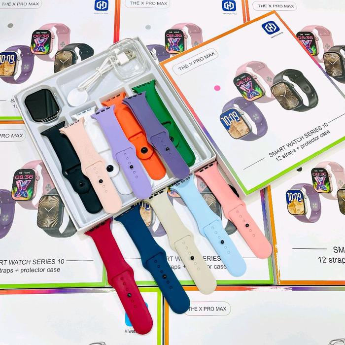 Smartwatch SERIES 10 THE X PRO MAX ,free 12 strap /tali