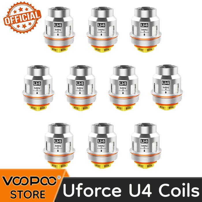 Official VOOPOO Uforce U4 Coil 0.23ohm DL Coil Head 50-120W for