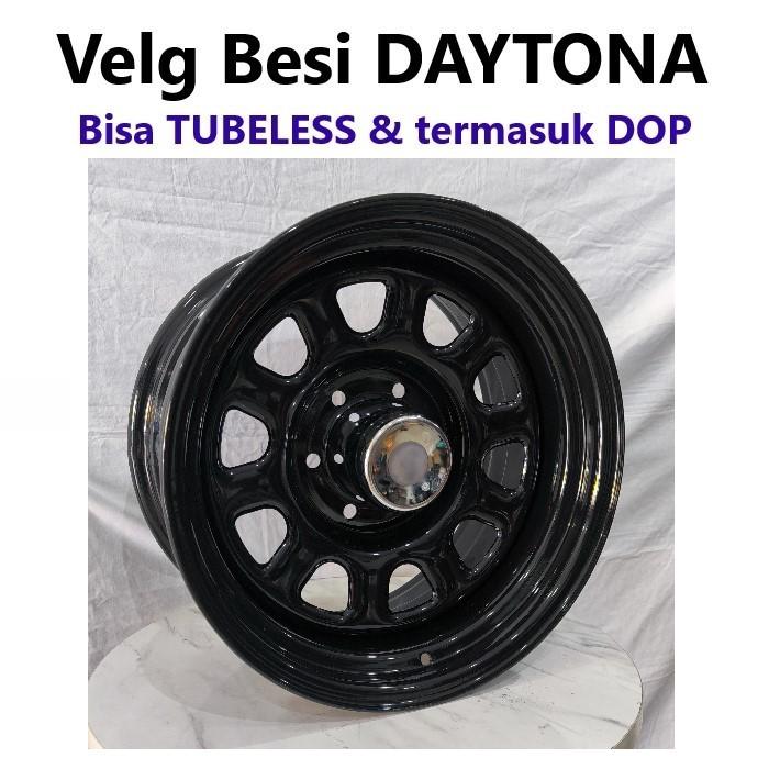 4pcs Velg Besi Daytona 17x9.0 6H 139.7 et0 Ring 17 R17 Lebar 9 Inci Mobil Toyota Hardtop Land Cruise
