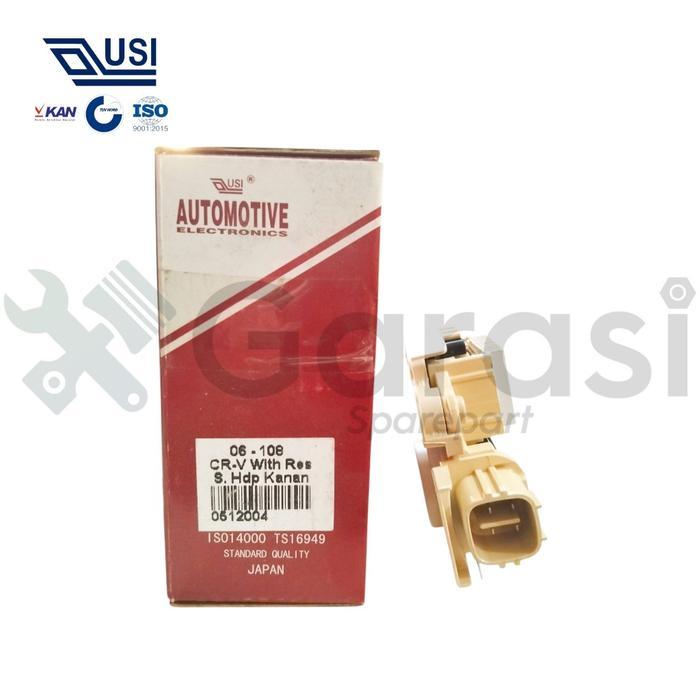 (BERGARANSI) IC Regulator Alternator Dinamo Ampere CRV GEN 2 2002-2006 2.0 2.4 HADAP KANAN USI ORI
