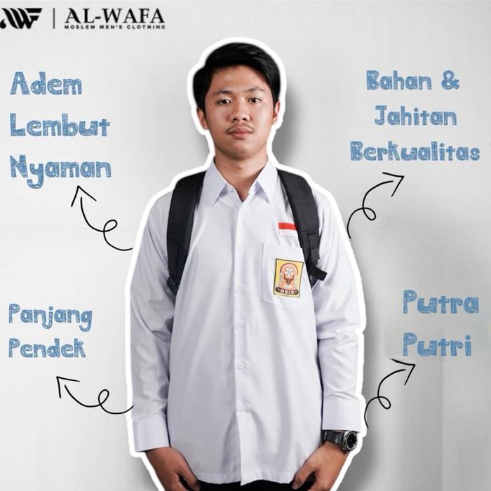 Al-Wafa Seragam Sekolah SMP/SMA Baju Panjang/Pendek Laki"/Perempuan