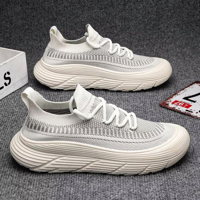 Sneakers Pria sepatu rajut inpor Casual Snekers Wanita Running Sport