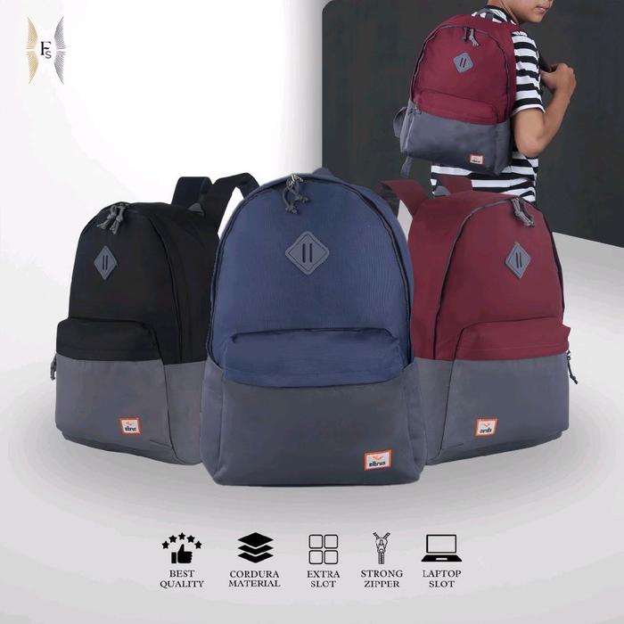Tas Sekolah Remaja Pria Ransel Backpack Punggung Gendong Laki Tas Kuliah Cowok Smp Sma Kantong Akod 