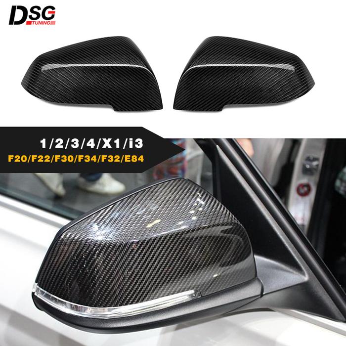 F30 Penutup Kaca Spion Mobil Pengganti Serat Karbon untuk BMW F31 F34