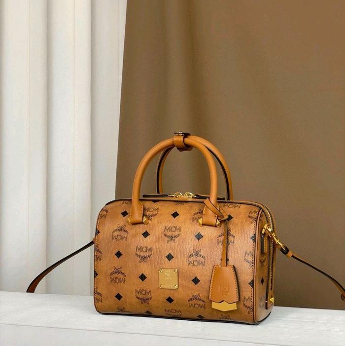 MCM ella visetos boston sling bag