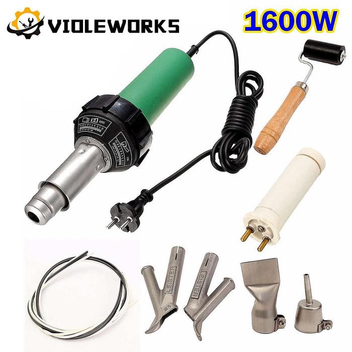 1600W 50/60Hz Electronic Hot Air Plastic Welding-Gun Torch Welder