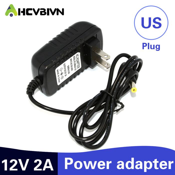 AHCBIVN 12V 2A LED power adapter US plug 5.5*2.5 LED Power Supply