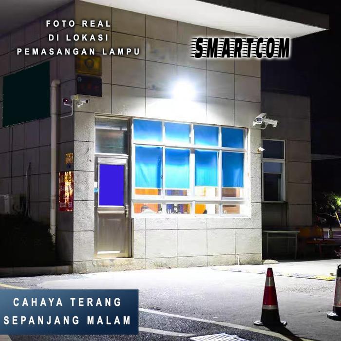 SMARTCOM ~ Lampu Surya Solar Light Tenaga Surya Lampu Jalan Lampu Depan Rumah Solar Panel Outdoor La