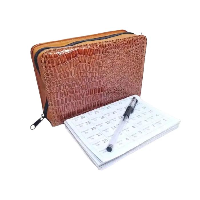 Tas Agenda koperasi Bahan Croco Glosy Dompet Agenda promise Kartu