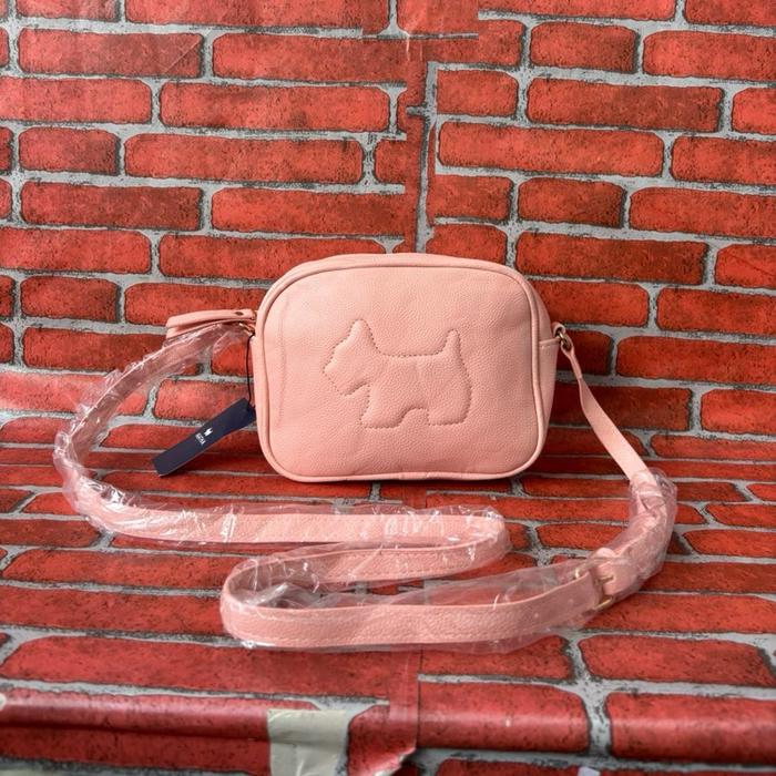 TAS SLING KULIT AGATHA PARIS WANITA SECOND BRANDED PINK / TAS SELEMPANG CAMBAG WANITA AGATHA KULIT