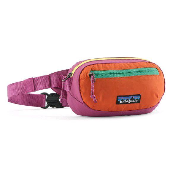 PATAGONIA TERRAVIA MINI HIP PACK 1L MAGENTA ORANGE TAS PINGGANG TAS SELEMPANG PRIA TAS HIKING TREKKI