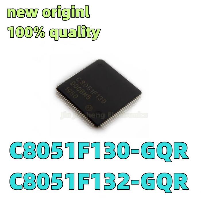 (2piece) 100% New C8051F130-GQR C8051F132-GQR C8051F130 C8051F132 GQR QFP100 Chipset