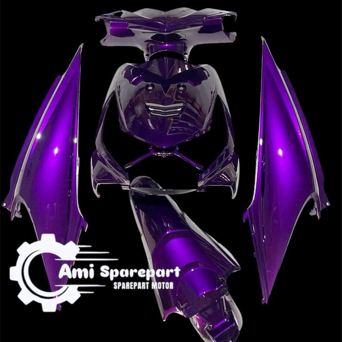 Cover body beat karbu warna ungu candy
