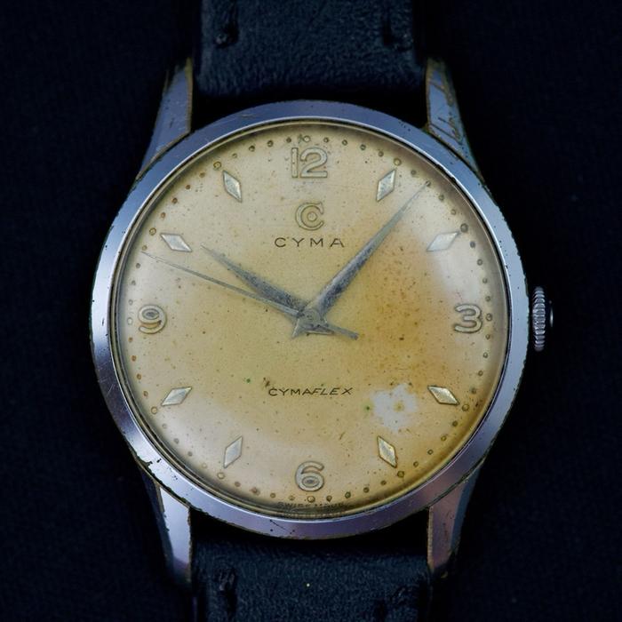 Jam Cyma Cymaflex Manual Winding Watch