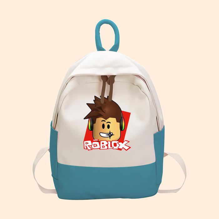 FREE ONGKIR Tas Anak Game Roblox Robux Ransel Anak SD TK Kantong Backpack Karakter Anak ROB-08