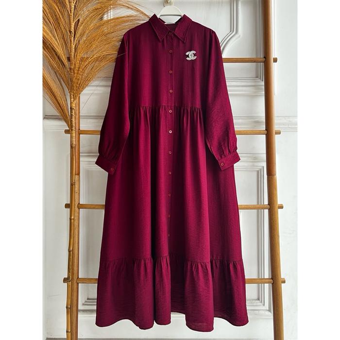 Ready- TUNIK LR FUL KANCING KANTONG DEPAN/ TUNIK LR MOTIF MEWAH BY BALILA