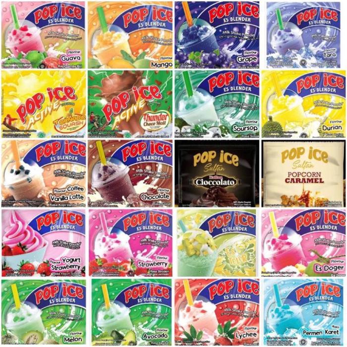 POP ICE minuman rasa-rasa