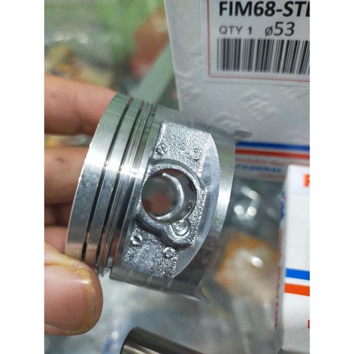 GROSIR PISTON SEHER KIT SET FIM 68 UKURAN 53 53,5 54 54,5 55 PIN PEN 13 KAZE JUPITER Z VEGA R CRYPTO