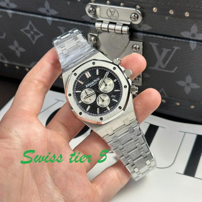 JAM AP SWISS TIER 5AudemarsPiguet Replica Watch Oak 26331 Chronograph Dial Black 41mm
