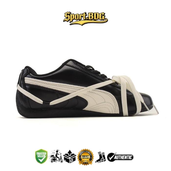 Ready Stock! Puma X Rose Speedcat LEA Original | Black White Casual Kasual Casual Hitam Kasual Olahr